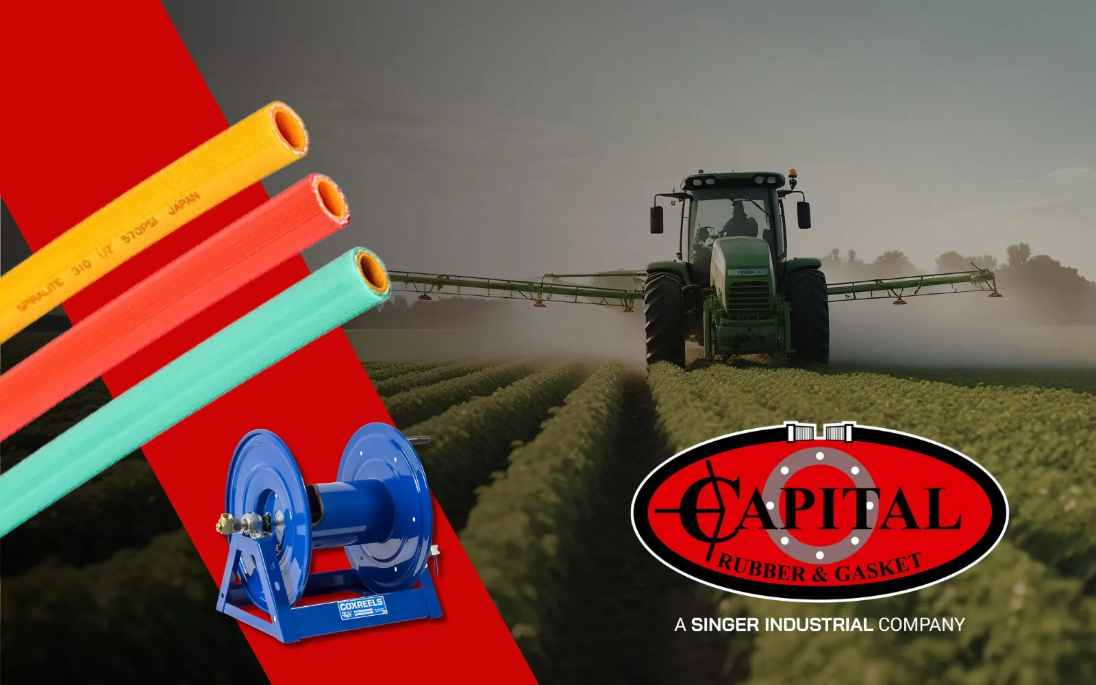 High-Performance Ag Spray Hose Solutions: Pacific Echo 310, 320 & 340 With COXREELS